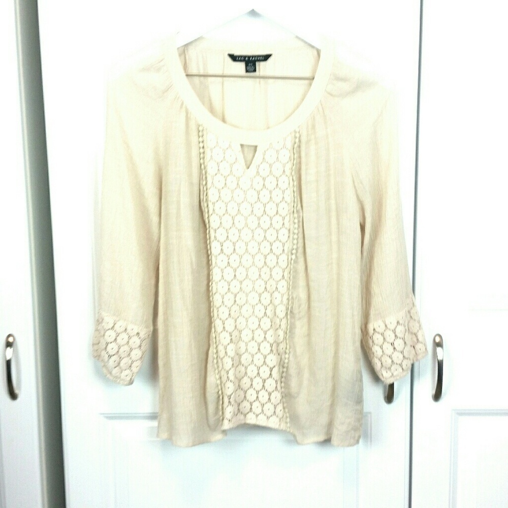 Zac & Rachel top, sz S